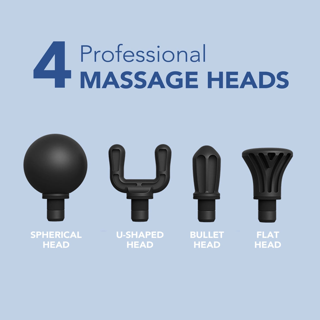 ZTECH ExtendReach Massagepistole – 4-Zoll Verlängerungsgriff